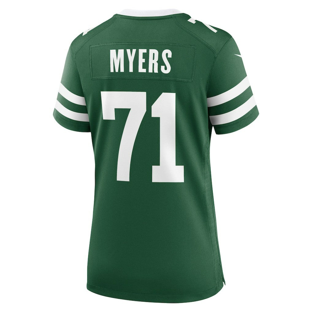 Josh Myers New York Jets Women's Game Jersey - Legacy Green - Nike