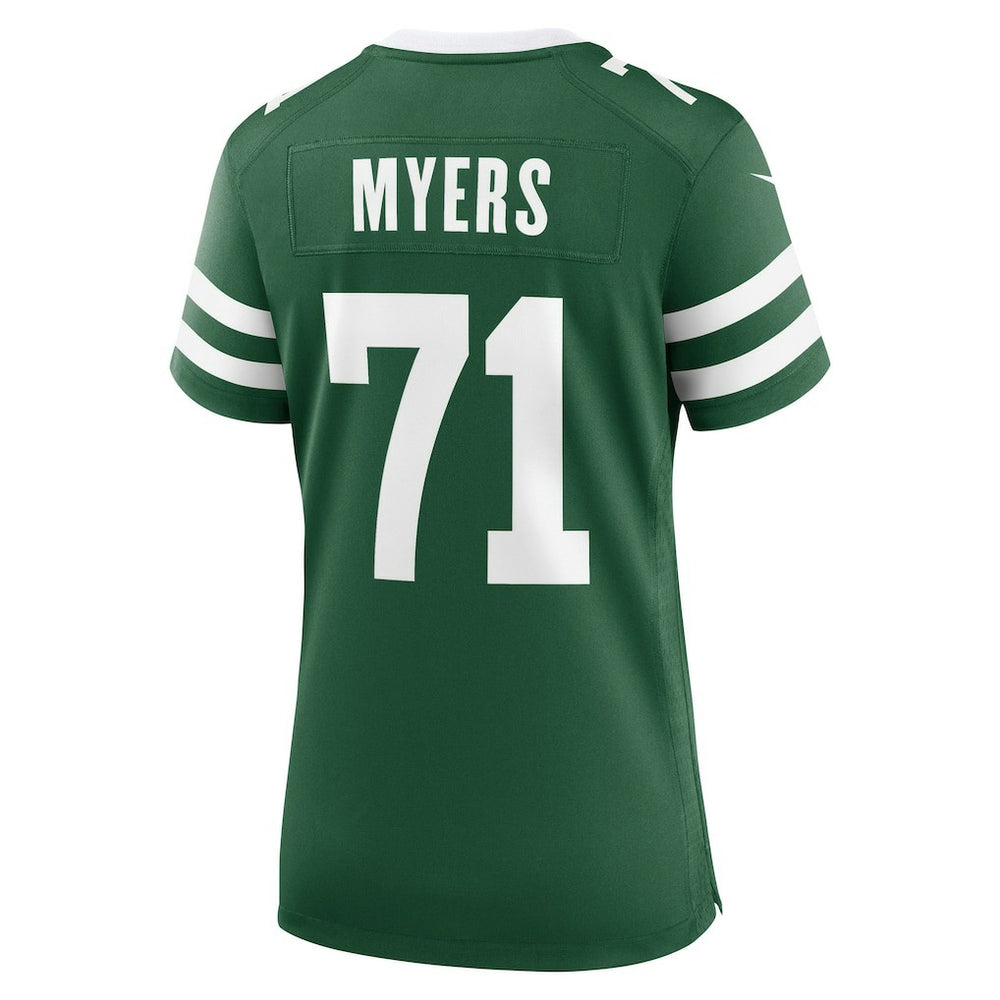 Josh Myers New York Jets Women's Game Jersey - Legacy Green - Nike