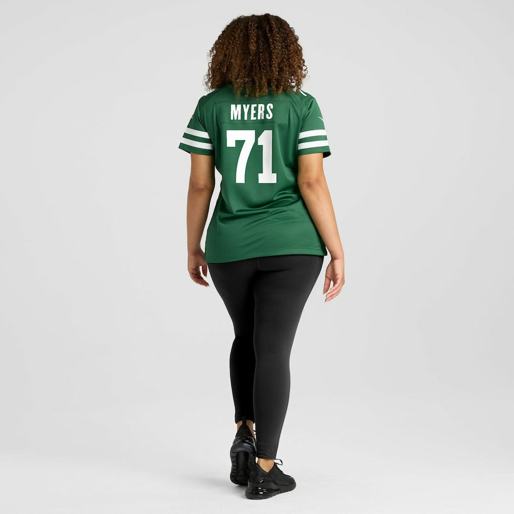 Josh Myers New York Jets Women's Game Jersey - Legacy Green - Nike