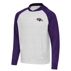 Baltimore Ravens Antigua Urgent Pullover Hoodie - Purple/Gray - NFL
