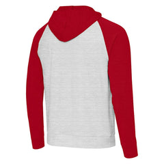 San Francisco 49ers Antigua Urgent Pullover Hoodie - Scarlet/Gray - NFL