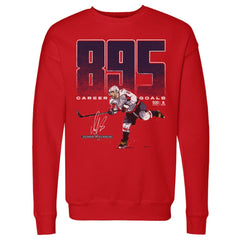 Alexander Ovechkin Washington Capitals 500 Level NHL All-Time Leading Goal Scorer Bold Pullover Sweatshirt - Red | NHL on sale
