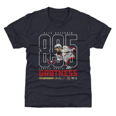 Alexander Ovechkin Washington Capitals 500 Level Youth NHL All-Time Leading Goal Scorer Outline T-Shirt - Navy | NHL near me