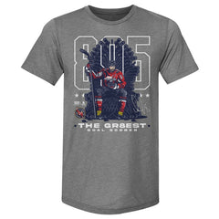 Alexander Ovechkin Washington Capitals 500 Level NHL All-Time Leading Goal Scorer Tri-Blend Throne T-Shirt - Gray | NHL online