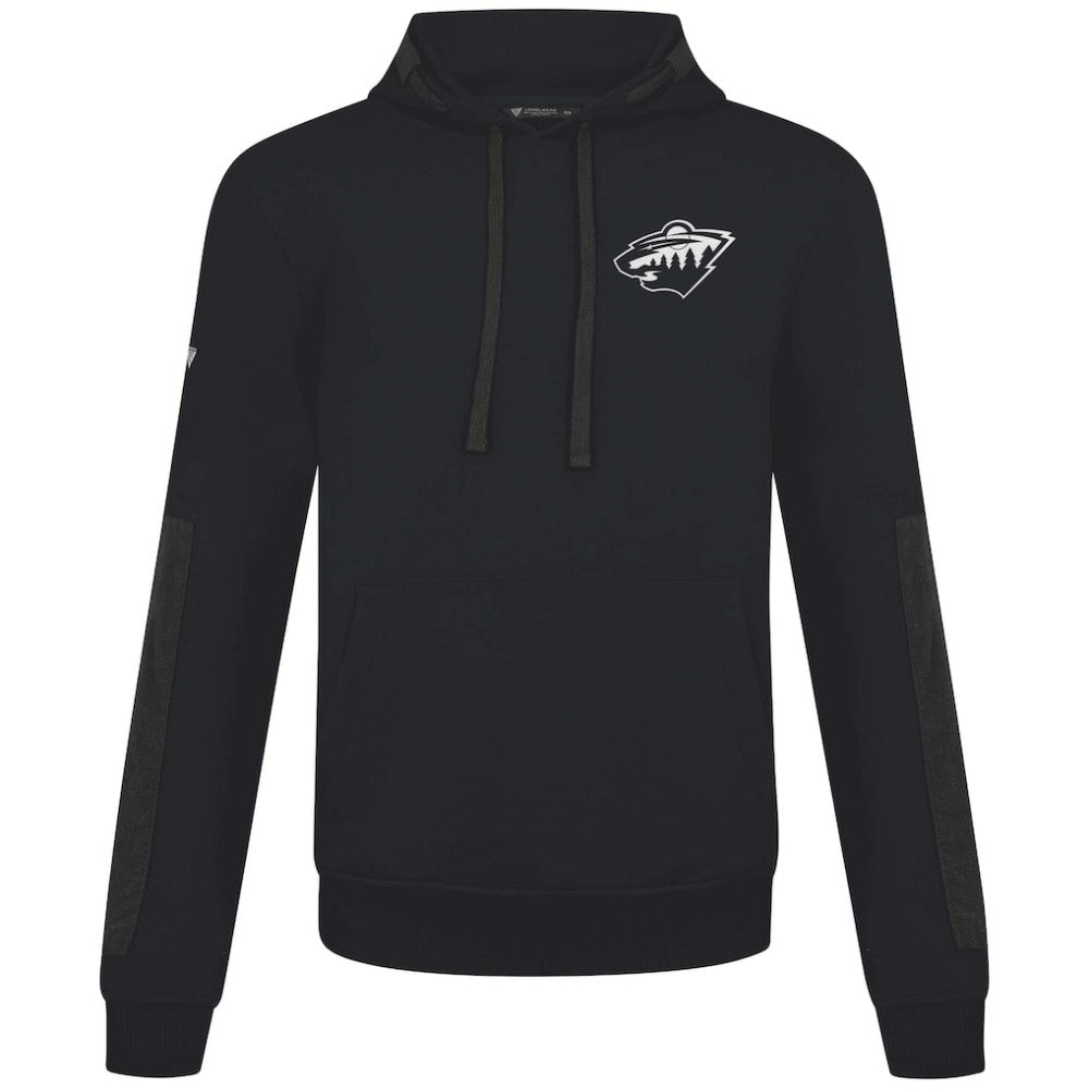 Minnesota Wild Levelwear Bombay Response Pullover Hoodie - Black | NHL Lifestyle