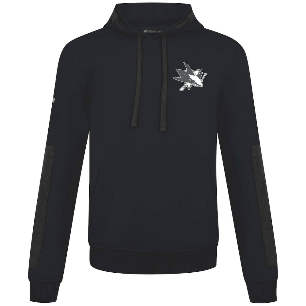 San Jose Sharks Levelwear Bombay Response Pullover Hoodie - Black | NHL discount