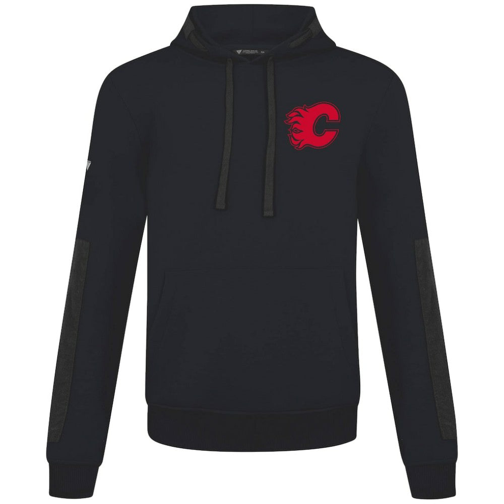 Calgary Flames Levelwear Bombay Response Pullover Hoodie - Black | NHL on sale