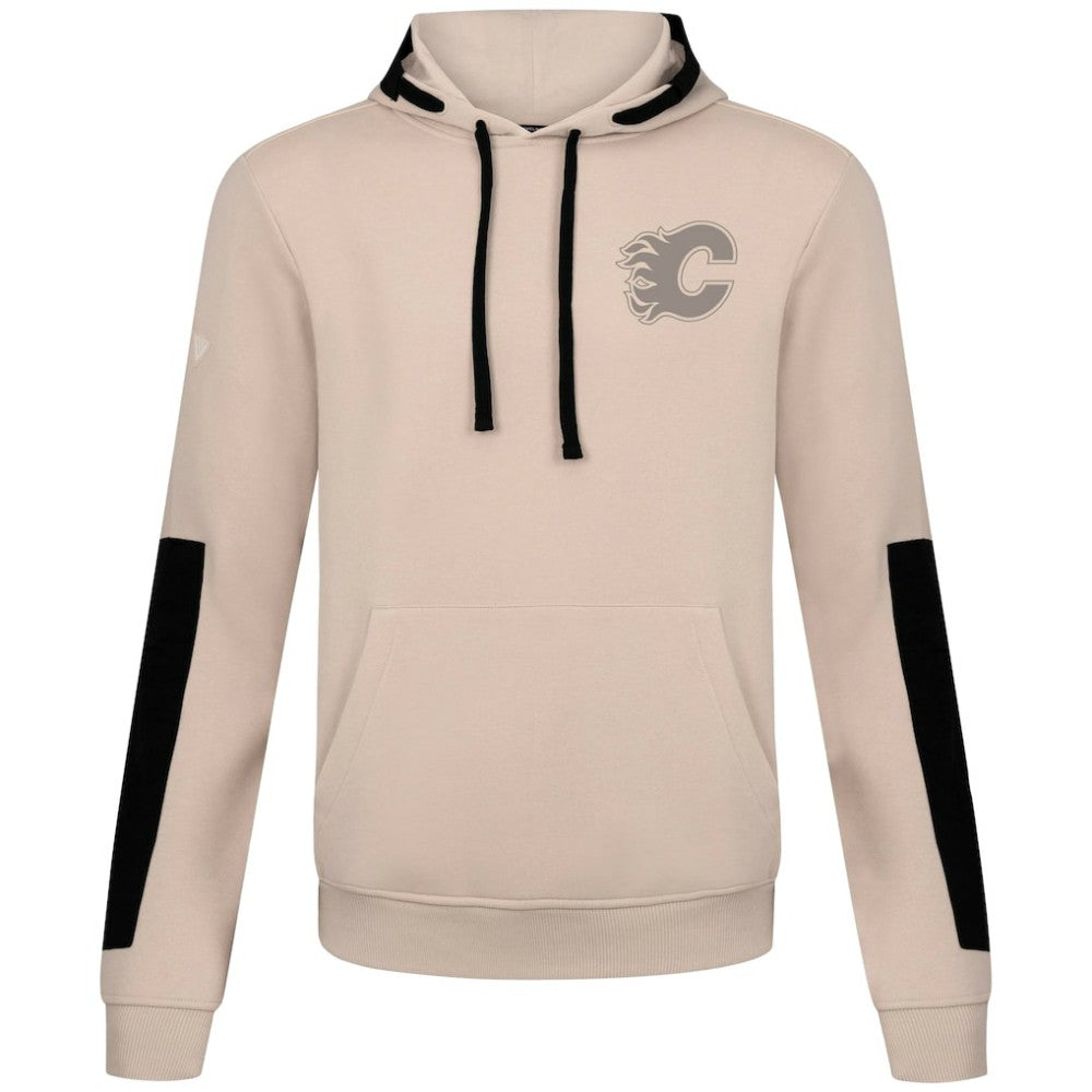 Calgary Flames Levelwear Bombay Response Pullover Hoodie - Khaki | NHL discount