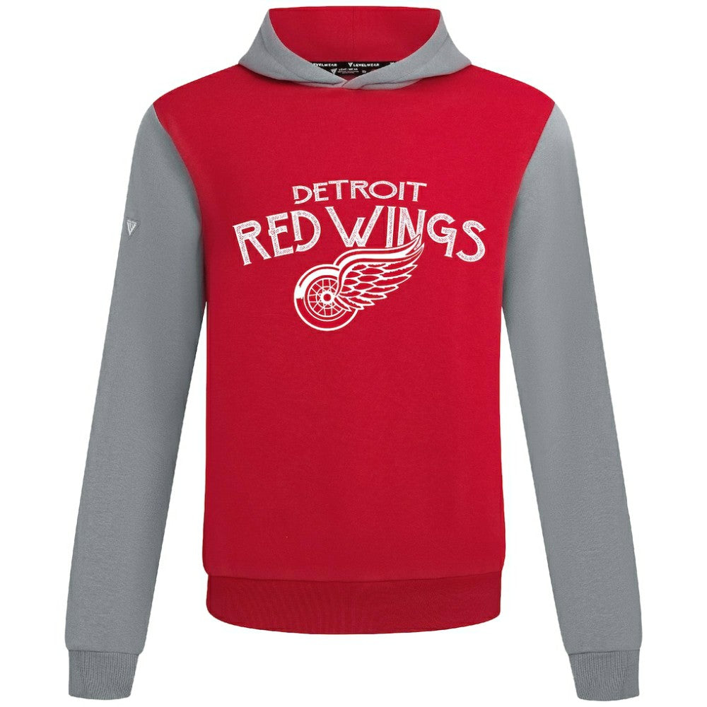 Detroit Red Wings Levelwear Ultimate Mission Pullover Hoodie - Red/Gray | NHL sale