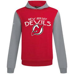 New Jersey Devils Levelwear Ultimate Mission Pullover Hoodie - Red/Gray | NHL sale