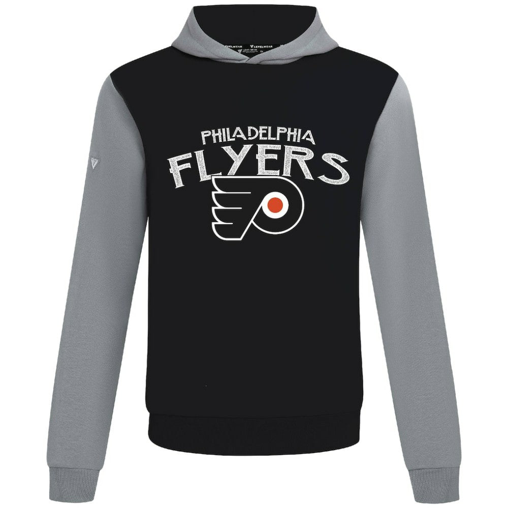 Philadelphia Flyers Levelwear Ultimate Mission Pullover Hoodie - Black/Gray | NHL Lifestyle