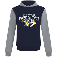 Nashville Predators Levelwear Ultimate Mission Pullover Hoodie - Navy/Gray | NHL near me