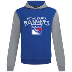 New York Rangers Levelwear Ultimate Mission Pullover Hoodie - Royal/Gray | NHL discount