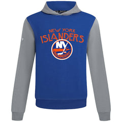 New York Islanders Levelwear Ultimate Mission Pullover Hoodie - Royal/Gray | NHL Clearance