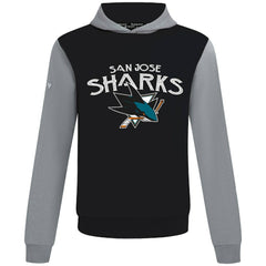 San Jose Sharks Levelwear Ultimate Mission Pullover Hoodie - Black/Gray | NHL sale