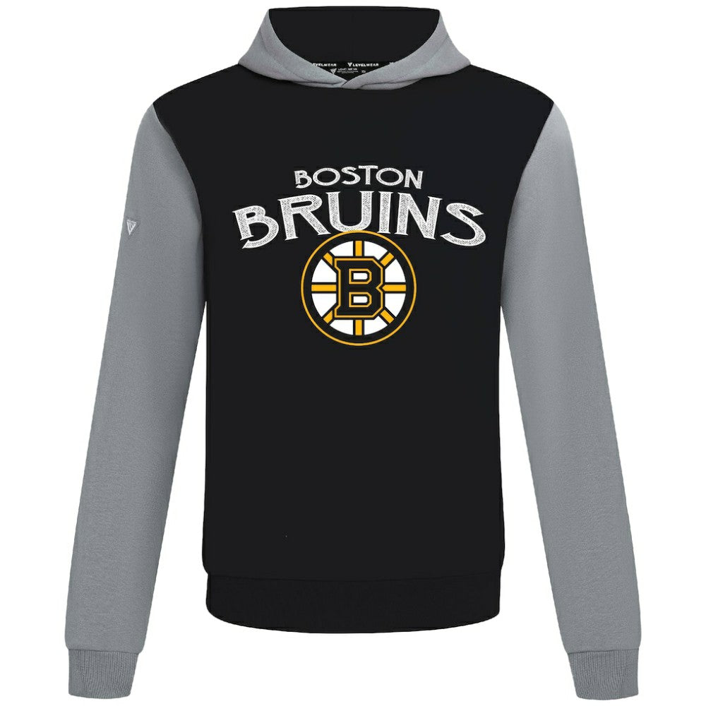 Boston Bruins Levelwear Ultimate Mission Pullover Hoodie - Black/Gray | NHL discount