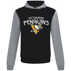 Pittsburgh Penguins Levelwear Ultimate Mission Pullover Hoodie - Black/Gray | NHL on sale