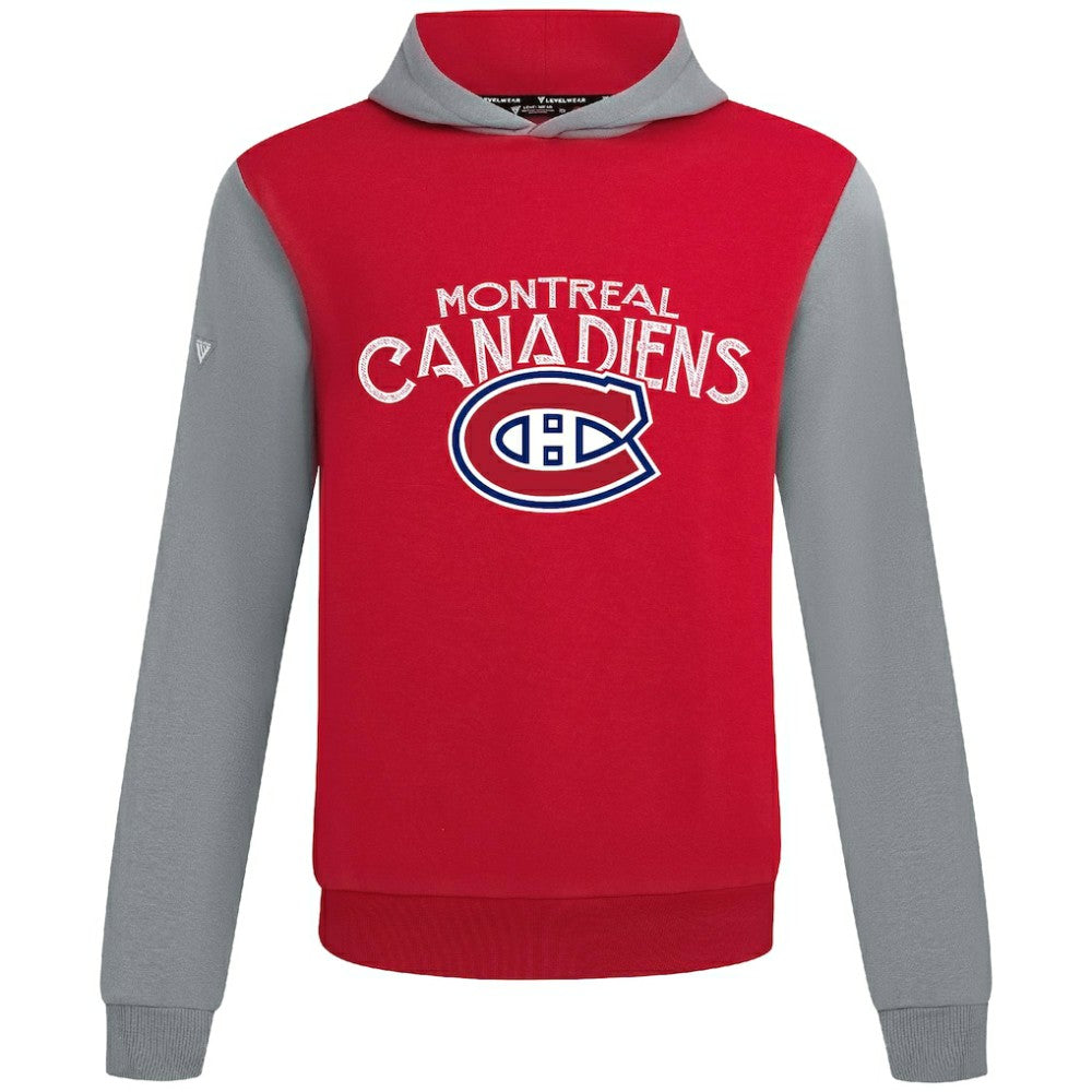 Montreal Canadiens Levelwear Ultimate Mission Pullover Hoodie - Red/Gray | NHL Lifestyle