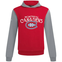 Montreal Canadiens Levelwear Ultimate Mission Pullover Hoodie - Red/Gray | NHL Lifestyle