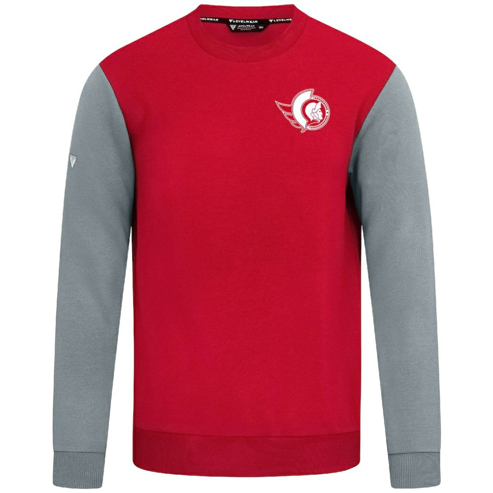 Ottawa Senators Levelwear Ultimate Response Sweatshirt - Red/Gray | NHL online