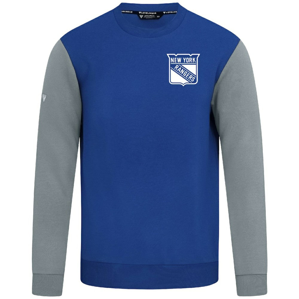 New York Rangers Levelwear Ultimate Response Sweatshirt - Royal/Gray | NHL online