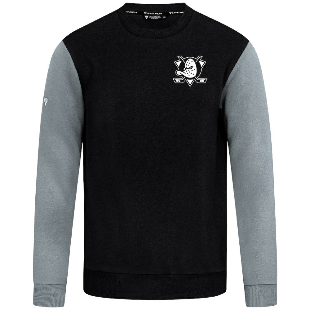 Anaheim Ducks Levelwear Ultimate Response Sweatshirt - Black/Gray | NHL discount