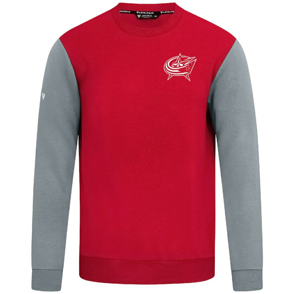Columbus Blue Jackets Levelwear Ultimate Response Sweatshirt - Red/Gray | NHL near me