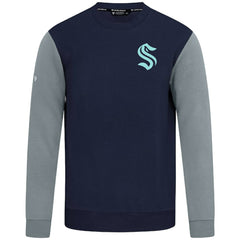 Seattle Kraken Levelwear Ultimate Response Sweatshirt - Deep Sea Blue/Gray | NHL Clearance
