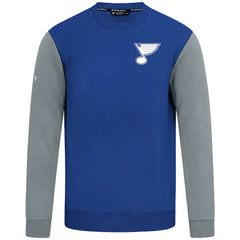 St. Louis Blues Levelwear Ultimate Response Sweatshirt - Royal/Gray | NHL Clearance
