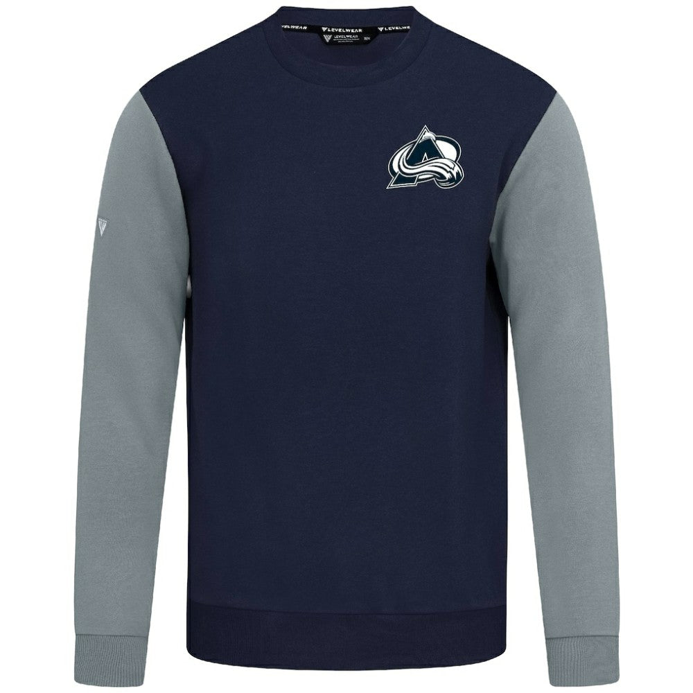 Colorado Avalanche Levelwear Ultimate Response Sweatshirt - Navy/Gray | NHL Clearance