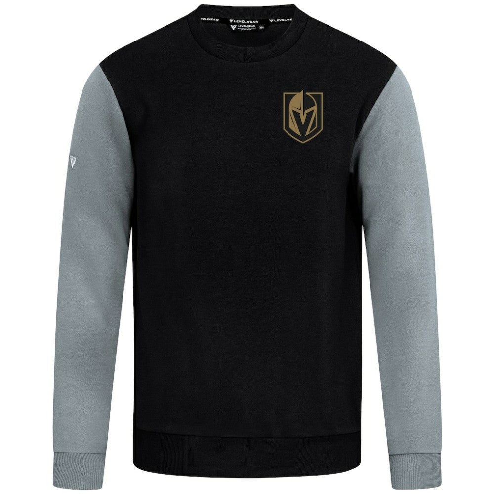 Vegas Golden Knights Levelwear Ultimate Response Sweatshirt - Black/Gray | NHL Clearance