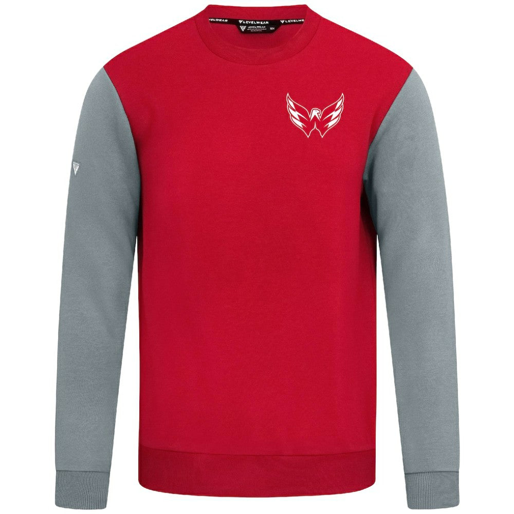 Washington Capitals Levelwear Ultimate Response Sweatshirt - Red/Gray | NHL online