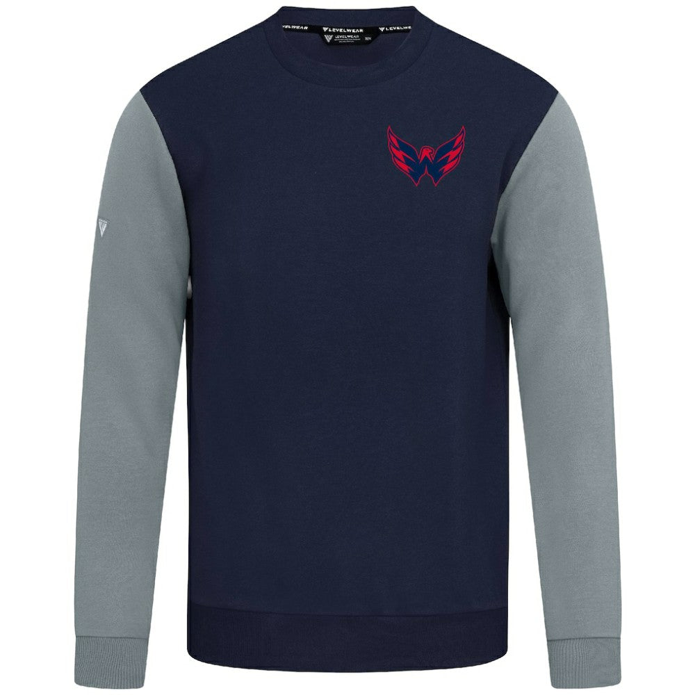 Washington Capitals Levelwear Ultimate Response Sweatshirt - Navy/Gray | NHL online