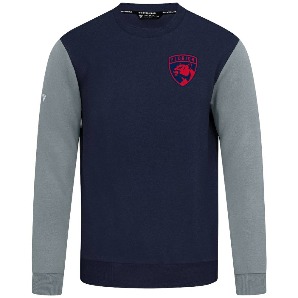 Florida Panthers Levelwear Ultimate Response Sweatshirt - Navy/Gray | NHL Clearance