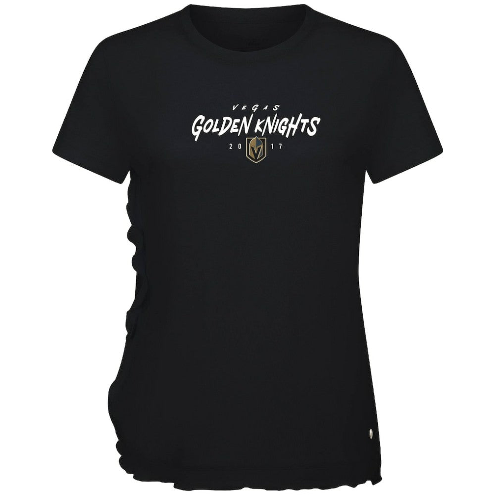 Vegas Golden Knights Levelwear Women's Airflow Scratched T-Shirt - Black | NHL discount
