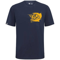 Nashville Predators Levelwear Focal Blasted T-Shirt - Navy | NHL near me