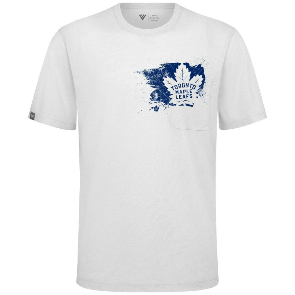 Toronto Maple Leafs Levelwear Focal Blasted T-Shirt - White | NHL discount