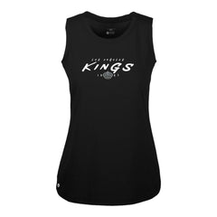 Los Angeles Kings Levelwear Women's Macy Scratched Tank Top - Black | NHL online