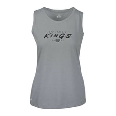 Los Angeles Kings Levelwear Women's Macy Scratched Tank Top - Gray | NHL sale