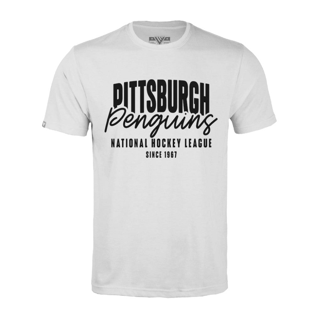 Pittsburgh Penguins Levelwear Richmond Response T-Shirt - White | NHL Clearance