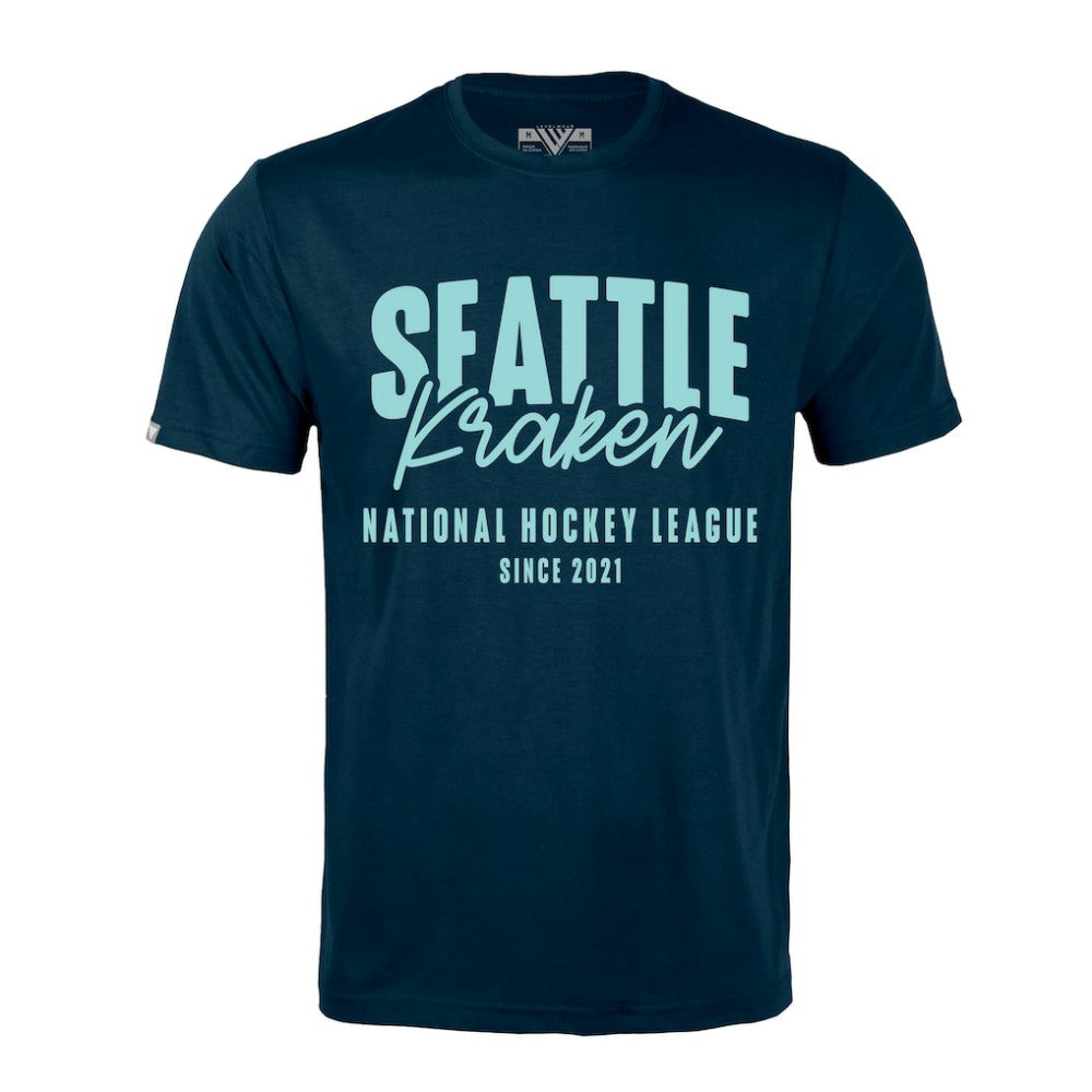 Seattle Kraken Levelwear Richmond Response T-Shirt - Deep Sea Blue | NHL Clearance