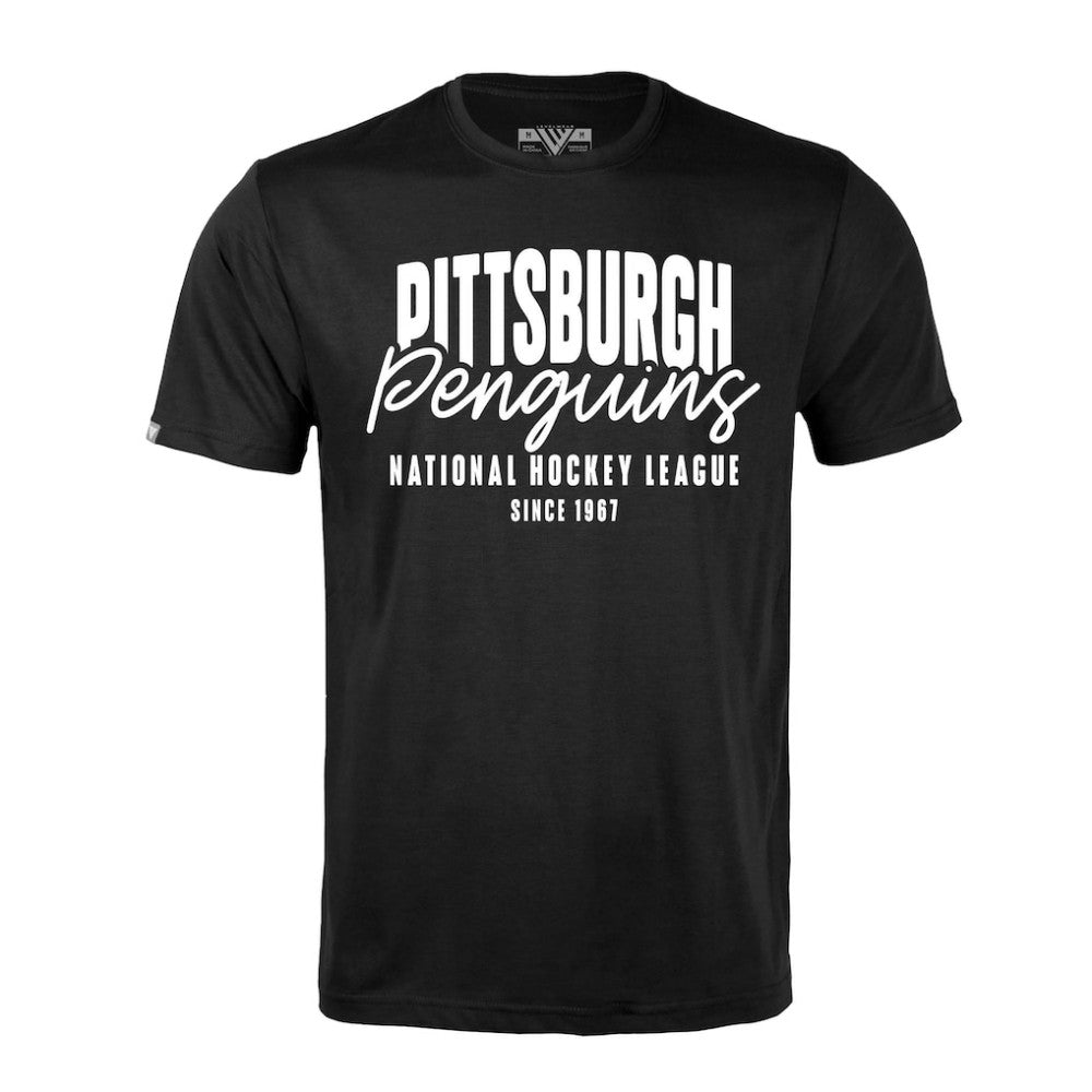Pittsburgh Penguins Levelwear Richmond Response T-Shirt - Black | NHL Clearance
