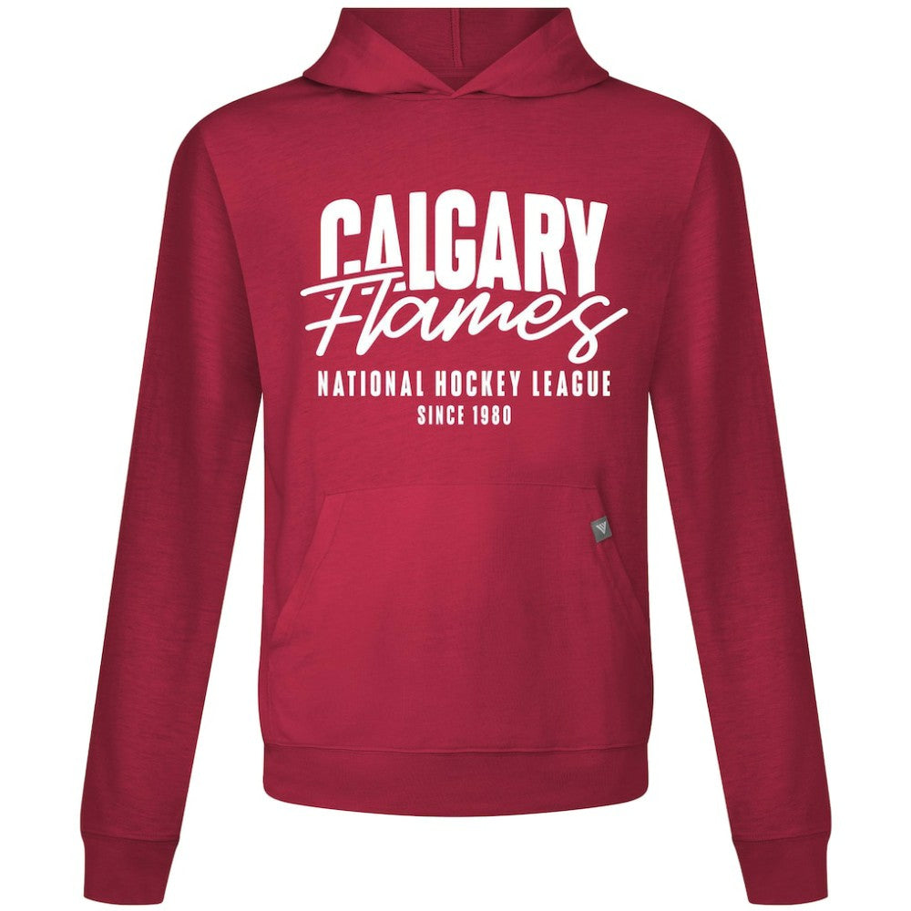 Calgary Flames Levelwear Relay Response Pullover Hoodie - Red | NHL Lifestyle
