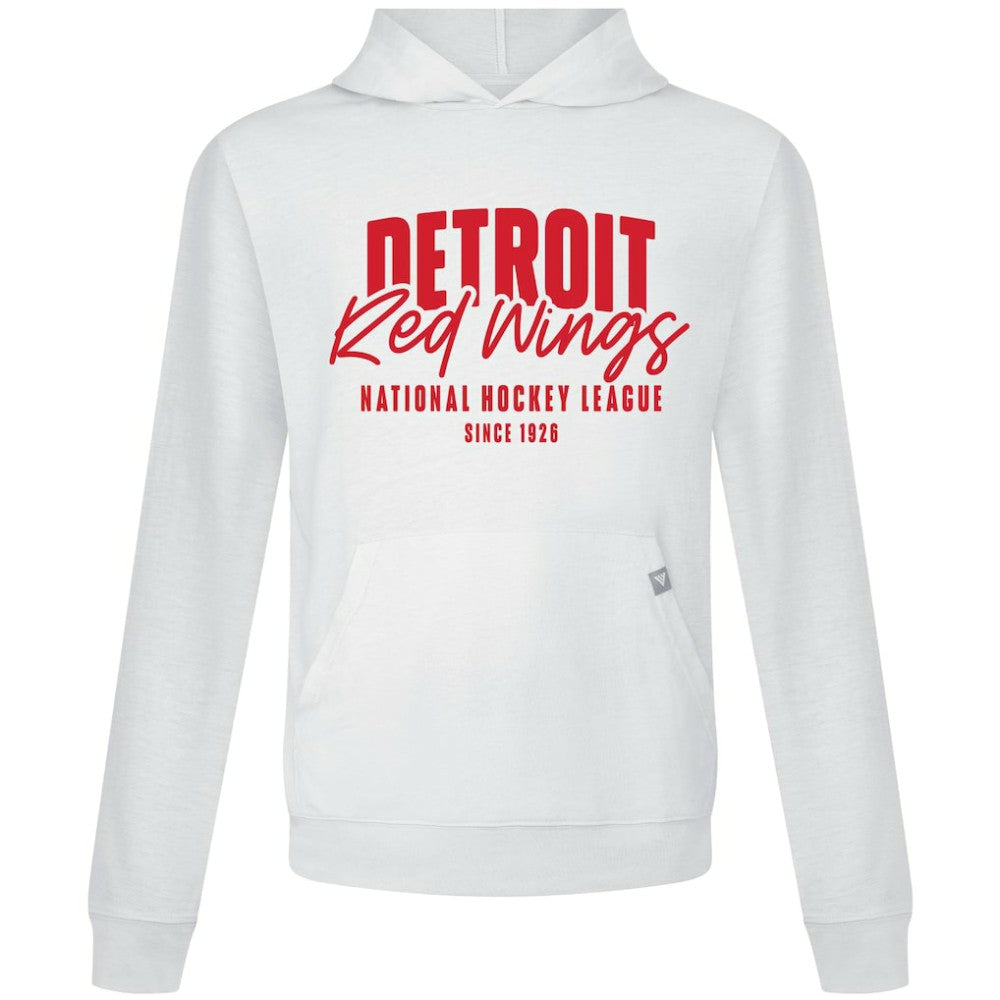 Detroit Red Wings Levelwear Relay Response Pullover Hoodie - White | NHL Clearance