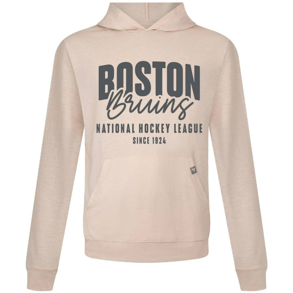 Boston Bruins Levelwear Relay Response Pullover Hoodie - Khaki | NHL Clearance
