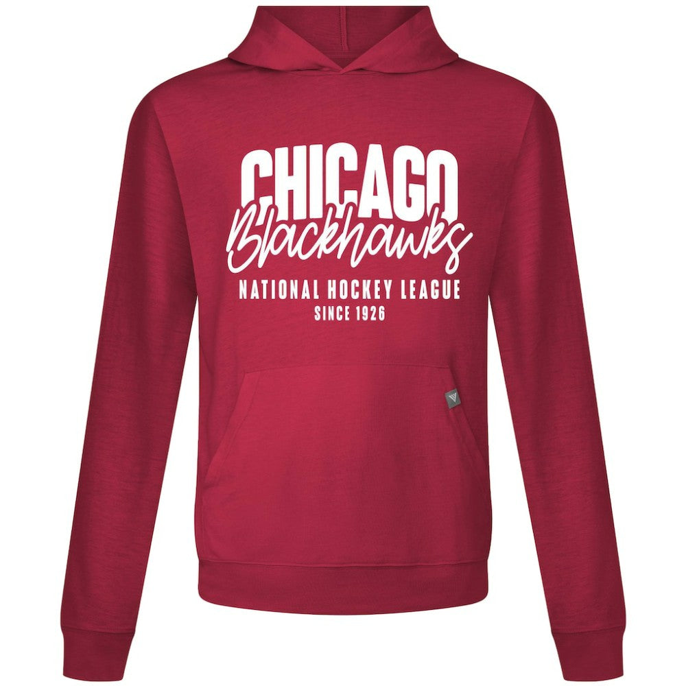 Chicago Blackhawks Levelwear Relay Response Pullover Hoodie - Red | NHL Lifestyle