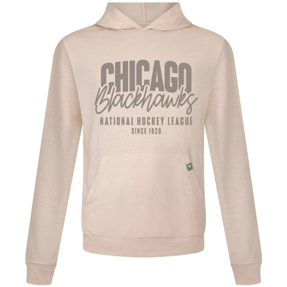 Chicago Blackhawks Levelwear Relay Response Pullover Hoodie - Khaki | NHL Clearance