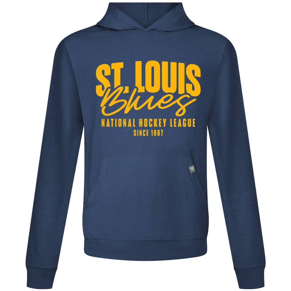 St. Louis Blues Levelwear Relay Response Pullover Hoodie - Navy | NHL near me