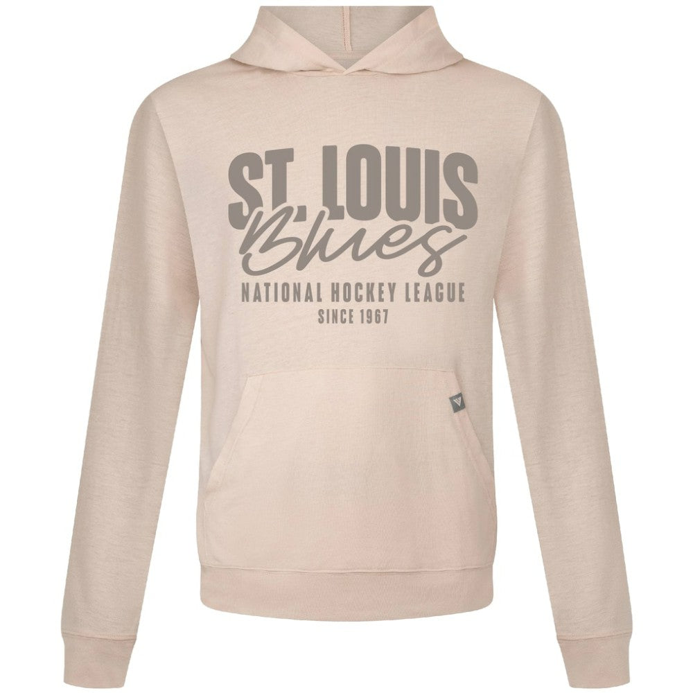 St. Louis Blues Levelwear Relay Response Pullover Hoodie - Khaki | NHL Lifestyle