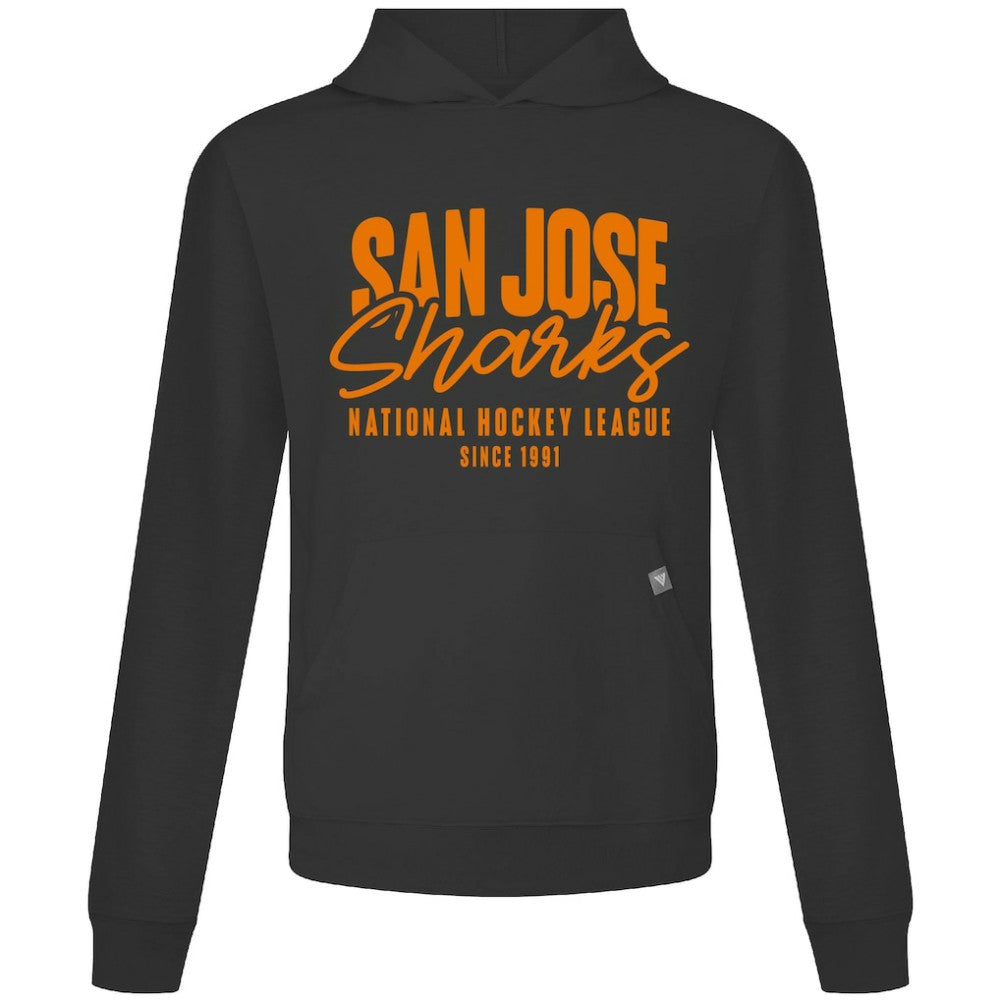 San Jose Sharks Levelwear Relay Response Pullover Hoodie - Black | NHL Lifestyle